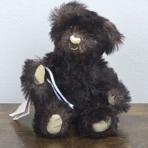 Vintage Artist Teddy Bear Alpaca Fur 8" Jointed Gaye Coleman Furrdinand